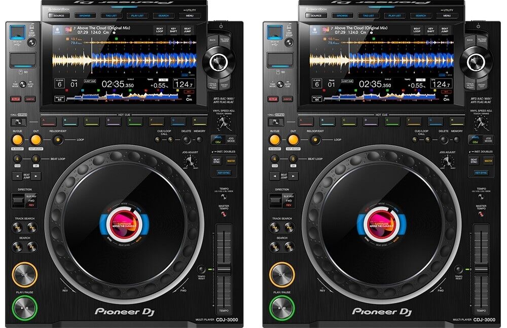 Pioneer DJ CDJ-3000 Pair DJ Multi-Player CDJ 3000 Black